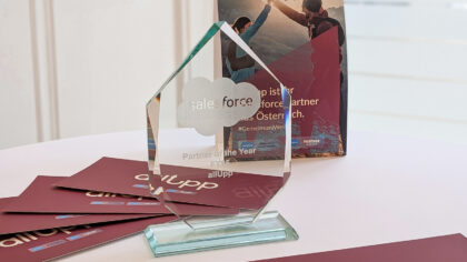 allUpp Salesforce Partner Auszeichnung 2025